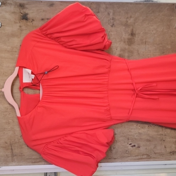 Cinq a sept Orange Maxi Dress 2 NWT - Picture 3 of 4